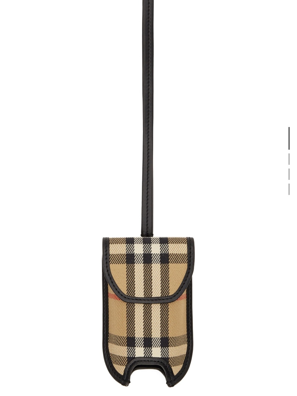 Burberry vintage check hand gel pouch